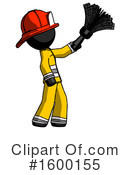Black Design Mascot Clipart #1600155 by Leo Blanchette