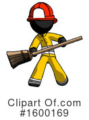 Black Design Mascot Clipart #1600169 by Leo Blanchette