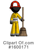 Black Design Mascot Clipart #1600171 by Leo Blanchette