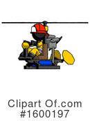 Black Design Mascot Clipart #1600197 by Leo Blanchette