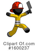 Black Design Mascot Clipart #1600237 by Leo Blanchette