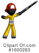 Black Design Mascot Clipart #1600283 by Leo Blanchette