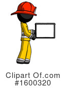 Black Design Mascot Clipart #1600320 by Leo Blanchette