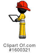 Black Design Mascot Clipart #1600321 by Leo Blanchette