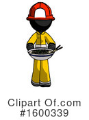 Black Design Mascot Clipart #1600339 by Leo Blanchette