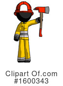 Black Design Mascot Clipart #1600343 by Leo Blanchette