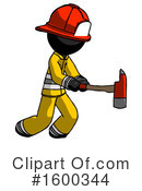Black Design Mascot Clipart #1600344 by Leo Blanchette