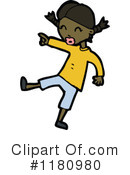 Black Girl Clipart #1180980 by lineartestpilot