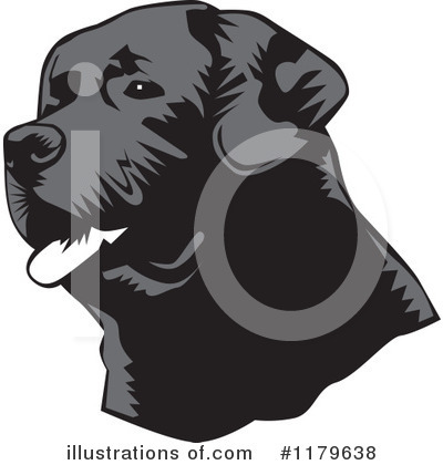 Labrador Clipart #1179638 by David Rey