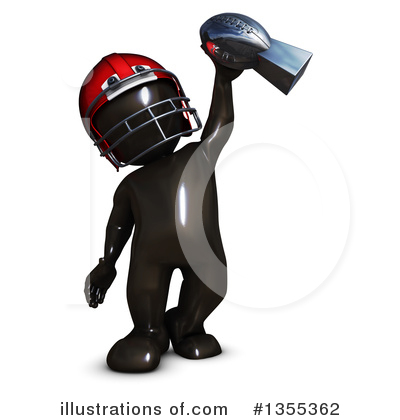 Football Player Clipart #1355362 by KJ Pargeter