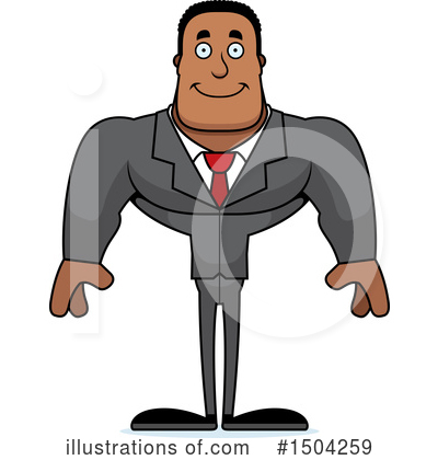 Black Businessman Clipart #1504259 by Cory Thoman