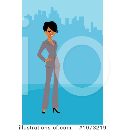 Businesswoman Clipart #1073219 by Monica