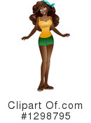 Black Woman Clipart #1298795 by Liron Peer