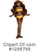 Black Woman Clipart #1298799 by Liron Peer