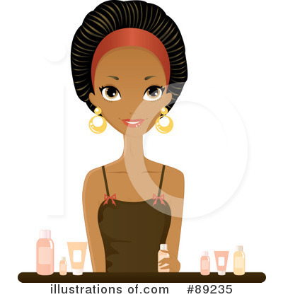Royalty-Free (RF) Black Woman Clipart Illustration by Melisende Vector - Stock Sample #89235