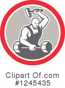 Blacksmith Clipart #1245435 by patrimonio