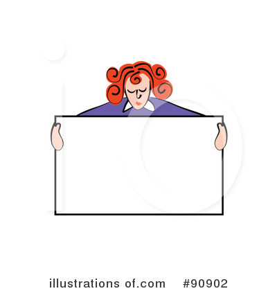 Royalty-Free (RF) Blank Sign Clipart Illustration by Prawny - Stock Sample #90902