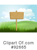 Blank Sign Clipart #92665 by KJ Pargeter
