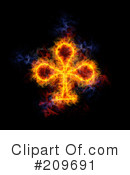 Blazing Symbol Clipart #209691 by Michael Schmeling