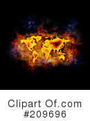 Blazing Symbol Clipart #209696 by Michael Schmeling