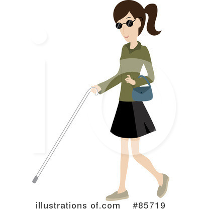 Royalty-Free (RF) Blind Clipart Illustration by Rosie Piter - Stock Sample #85719