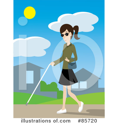 Royalty-Free (RF) Blind Clipart Illustration by Rosie Piter - Stock Sample #85720
