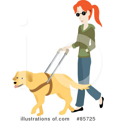 Royalty-Free (RF) Blind Clipart Illustration by Rosie Piter - Stock Sample #85725