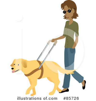 Royalty-Free (RF) Blind Clipart Illustration by Rosie Piter - Stock Sample #85726