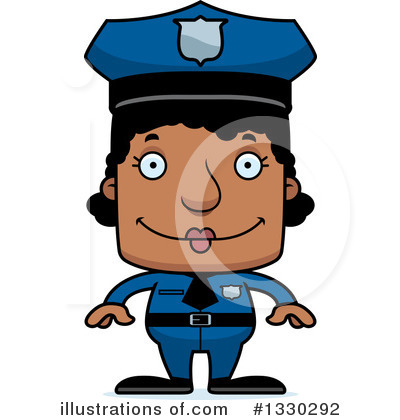 Police Man Clipart #1330292 by Cory Thoman