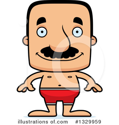 Mustache Clipart #1329959 by Cory Thoman