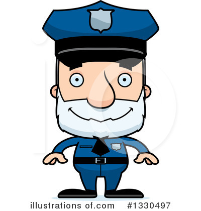 Police Man Clipart #1330497 by Cory Thoman