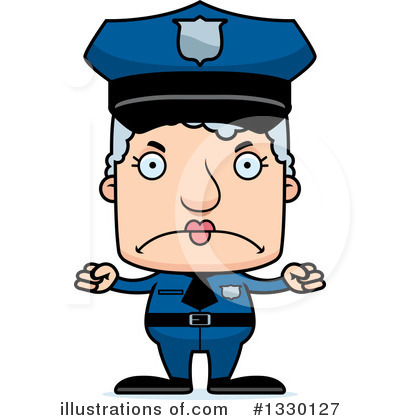 Police Man Clipart #1330127 by Cory Thoman