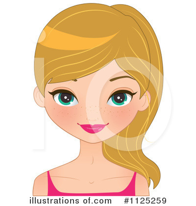 Royalty-Free (RF) Blond Woman Clipart Illustration by Melisende Vector - Stock Sample #1125259