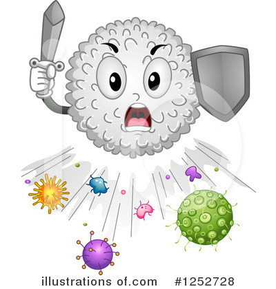 White Blood Cell Clipart #1252728 by BNP Design Studio