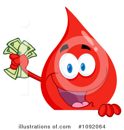 Royalty-Free (RF) Blood Clipart Illustration by Hit Toon - Stock Sample #1092064