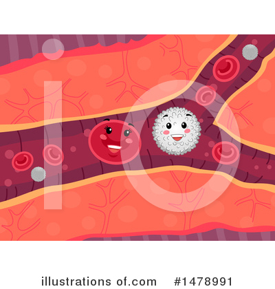 Blood Cells Clipart #1478991 by BNP Design Studio