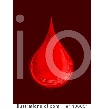 Royalty-Free (RF) Blood Drop Clipart Illustration by BNP Design Studio - Stock Sample #1436051