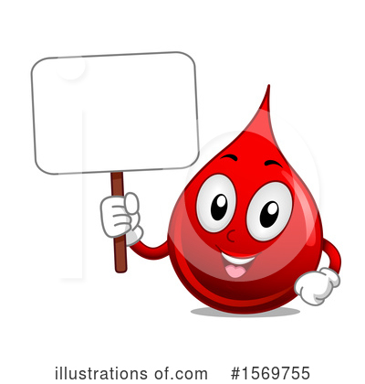 Blood Drop Clipart #1569755 by BNP Design Studio