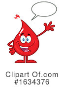 Blood Drop Clipart #1634376 by Hit Toon