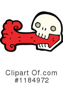 Bloody Skull Clipart #1184972 by lineartestpilot