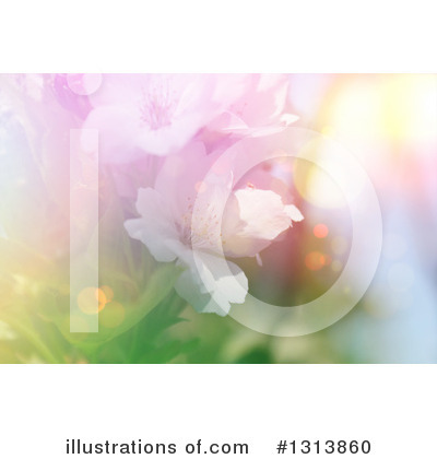 Royalty-Free (RF) Blossoms Clipart Illustration by KJ Pargeter - Stock Sample #1313860