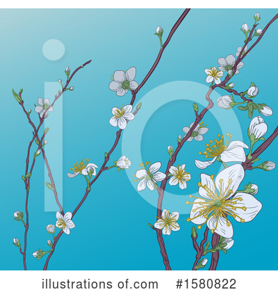 Royalty-Free (RF) Blossoms Clipart Illustration by AtStockIllustration - Stock Sample #1580822