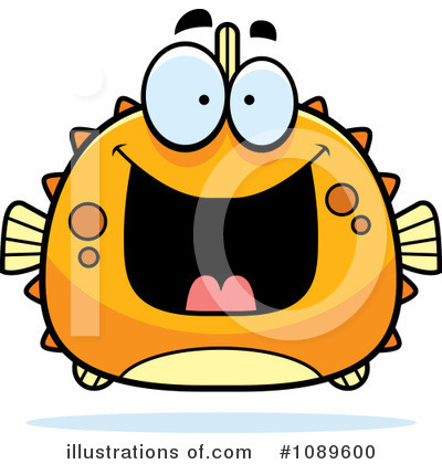 Royalty-Free (RF) Blowfish Clipart Illustration by Cory Thoman - Stock Sample #1089600