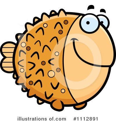 Puffer Fish Clipart #1112891 by Cory Thoman
