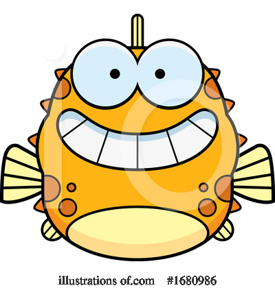 Blow Fish Clipart #1680986 by Cory Thoman