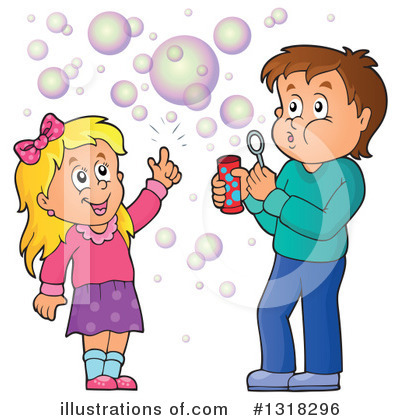 Blowing Bubbles Clipart #1318296 by visekart