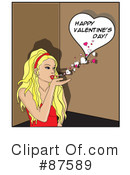 Blowing Kisses Clipart #87589 by Pams Clipart