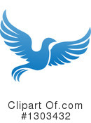 Blue Bird Clipart #1303432 by AtStockIllustration