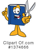Blue Book Clipart #1374666 by Mascot Junction