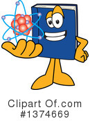 Blue Book Clipart #1374669 by Mascot Junction